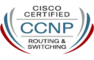 Cisco Certified CCNP Routing and Switching badge